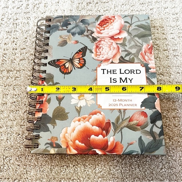 The Lord Is My Strength 2025 Planner: 12-Month Weekly Planner Calendar Religious - Picture 8 of 9